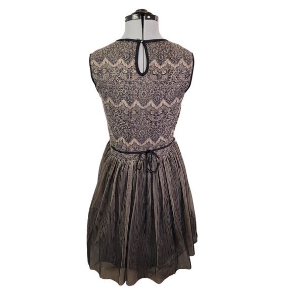 Vintage Weston Wear Anthropologie Lace Dress w/ Tulle Skirt Sz Large Whimsigoth - Picture 16 of 16